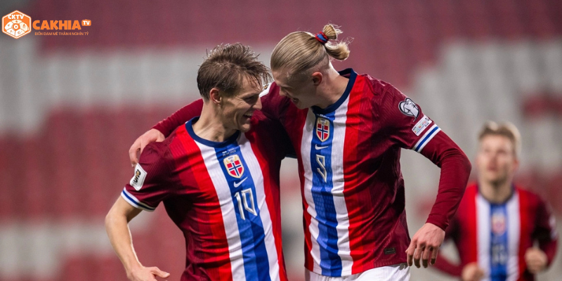 Haaland và Odegaard sẽ là chìa khóa trong lối chơi của Na Uy